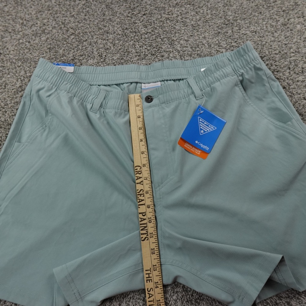 NEW Columbia Shorts Mens XL Blue PFG‎ Uncharted Omni Shade Fishing Outdoor Hike - Picture 5 of 16
